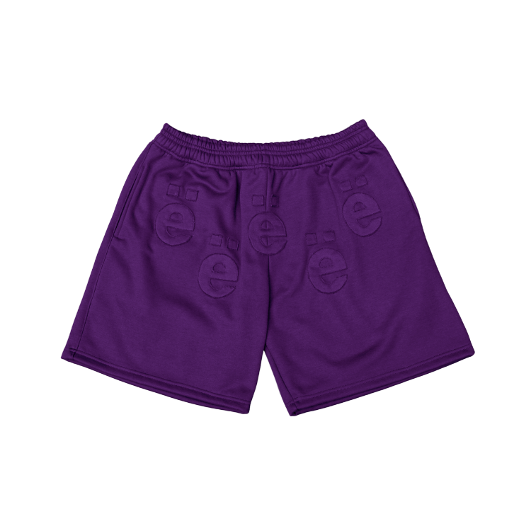 Purple ë Patchwork Sweatshort