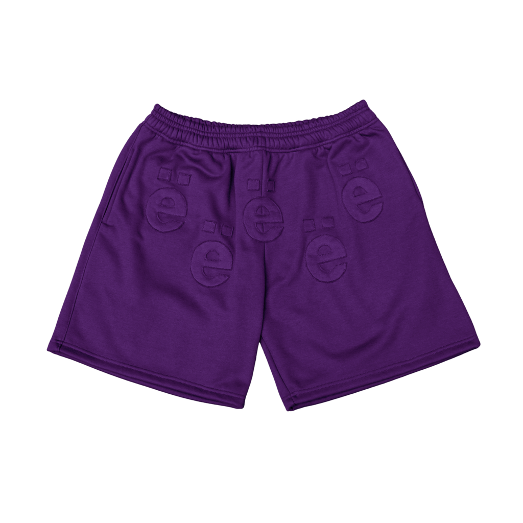 Purple ë Patchwork Sweatshort